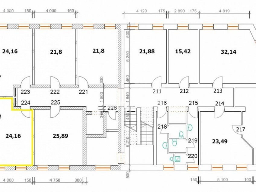 Pronájem  kanceláře 52 m^2 Chebská, Karlovy Vary 