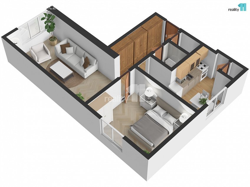 Prodej bytu 2+1 52 m^2 Jana Nerudy, Kynšperk nad Ohří 