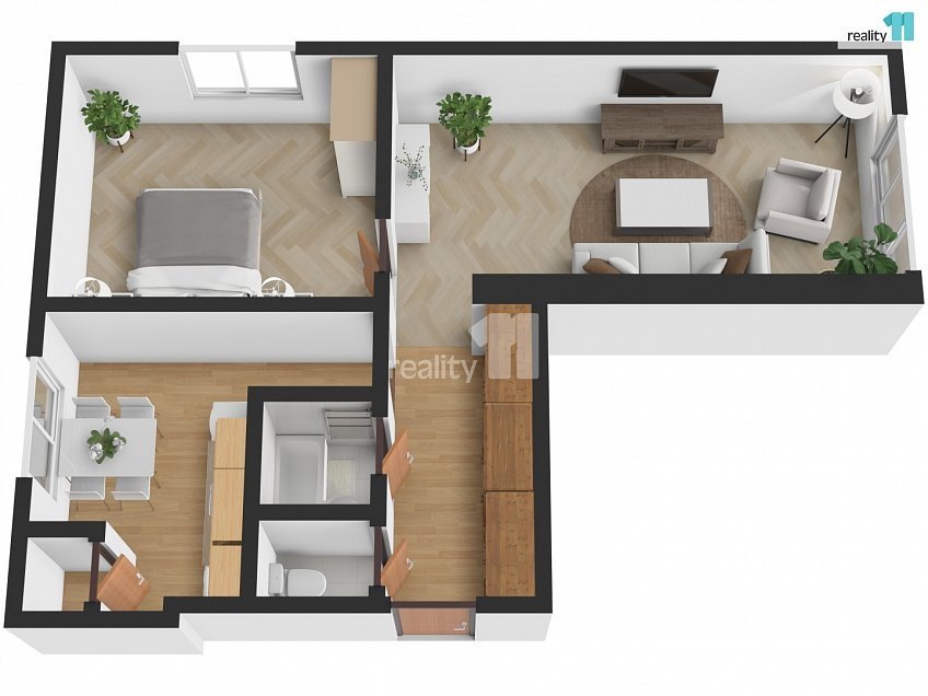 Prodej bytu 2+1 52 m^2 Jana Nerudy, Kynšperk nad Ohří 