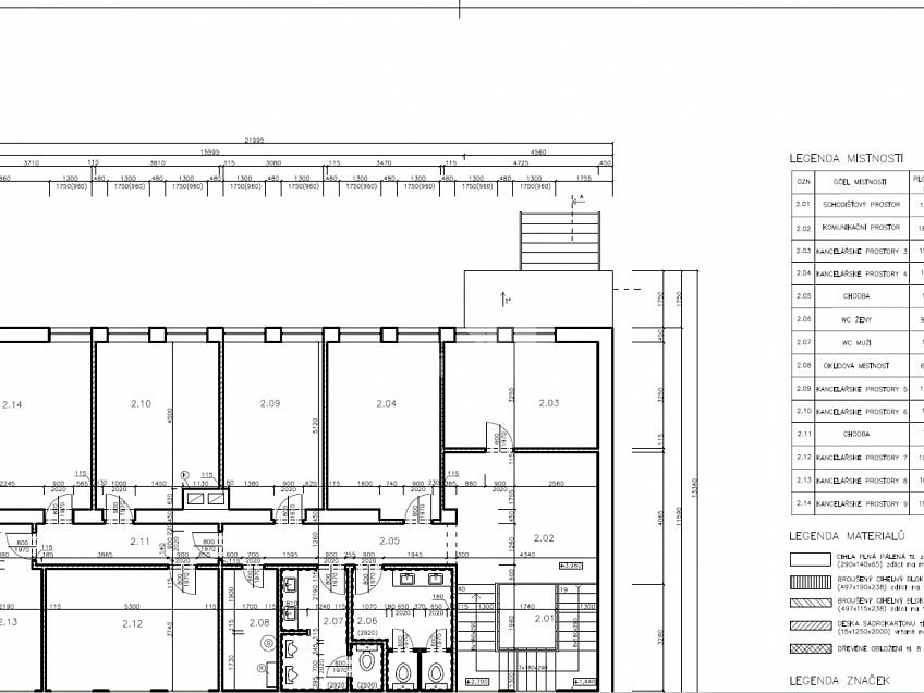 Prodej  kanceláře 541 m^2 Stará cesta, Jindřichův Hradec 