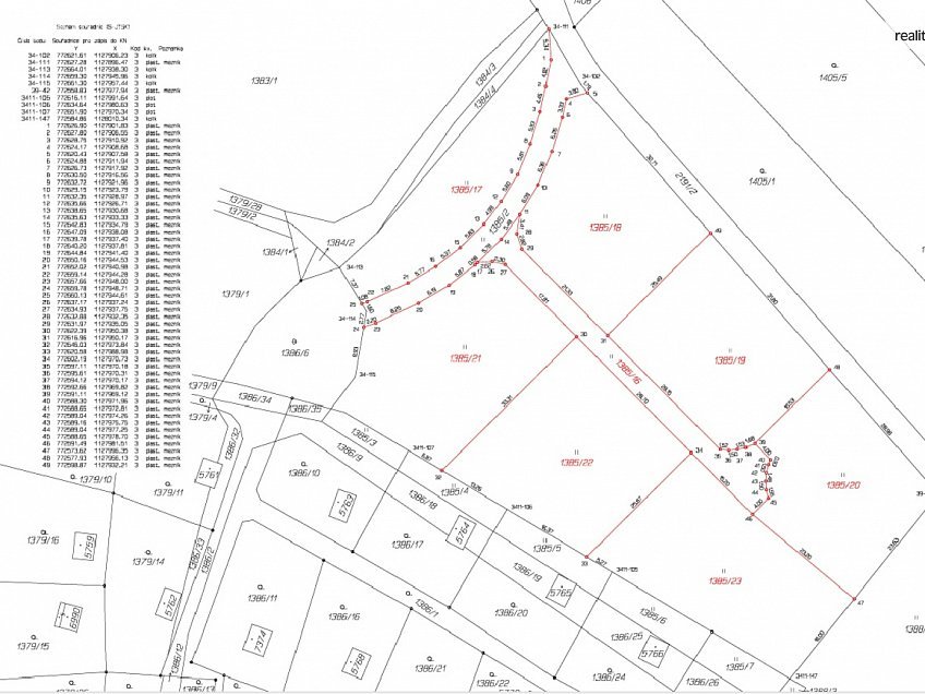 Prodej  stavebního pozemku 5935 m^2 Písek, Písek 