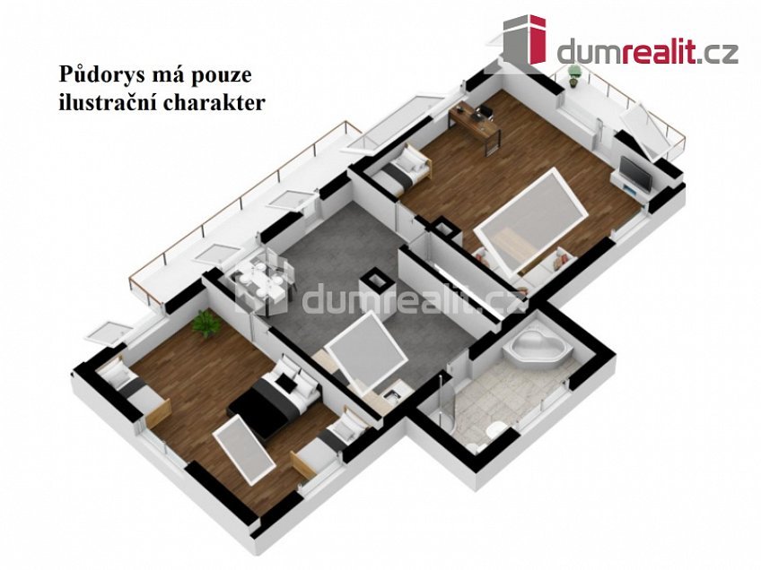 Prodej  rodinného domu 334 m^2 Zlatá Koruna, Zlatá Koruna 