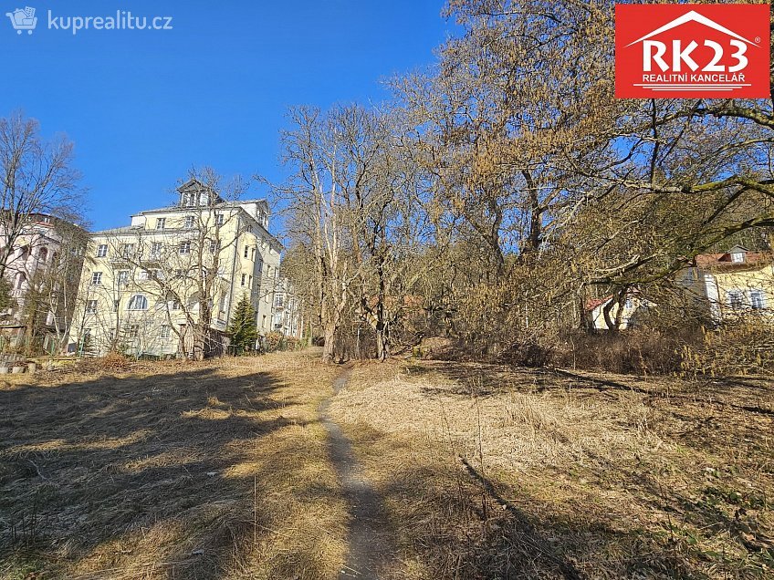 Prodej  stavebního pozemku 3377 m^2 Zeyerova, Mariánské Lázně 