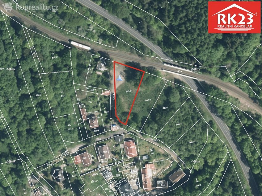 Prodej  stavebního pozemku 1315 m^2 Za Školou, Mariánské Lázně 