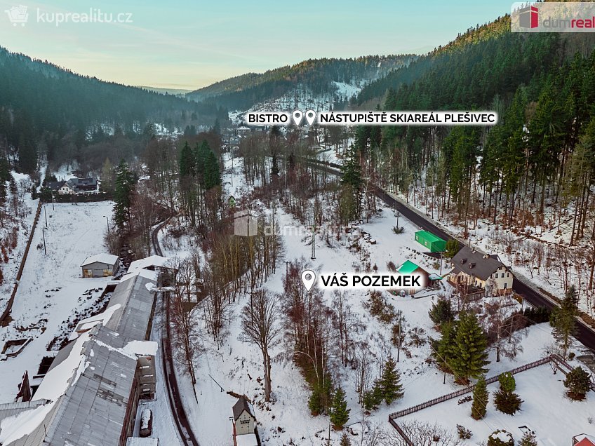 Prodej  stavebního pozemku 3414 m^2 Merklín, Merklín 