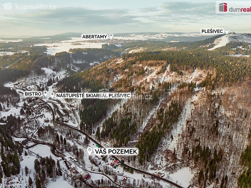 Prodej  stavebního pozemku 3414 m^2 Merklín, Merklín 