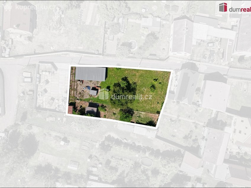 Prodej  stavebního pozemku 1059 m^2 Přestanov, Přestanov 