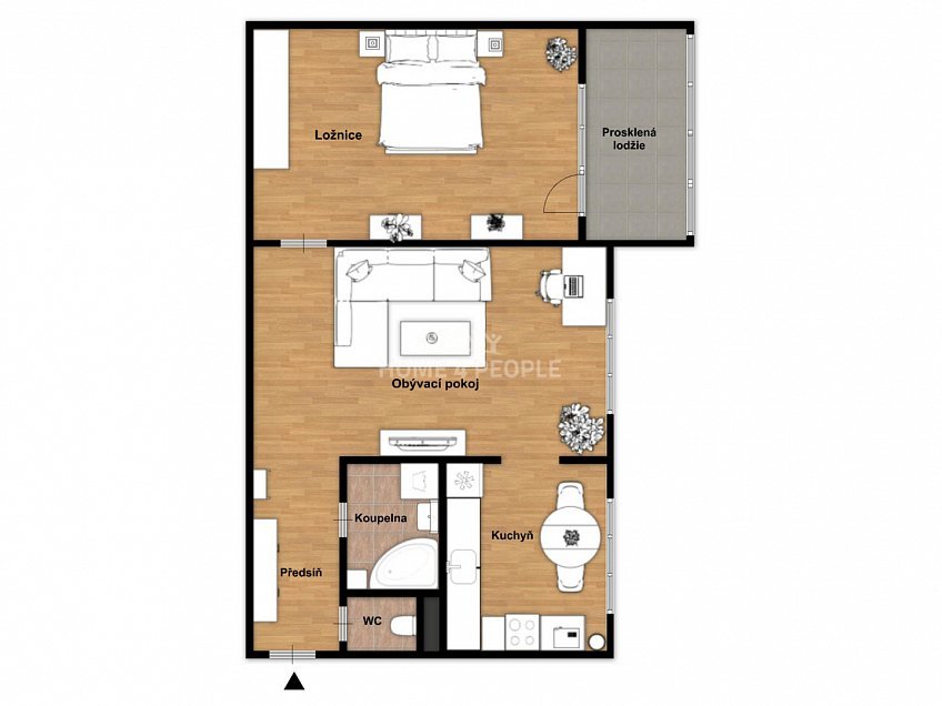 Prodej bytu 2+1 64 m^2 Seifertova, Kolín 