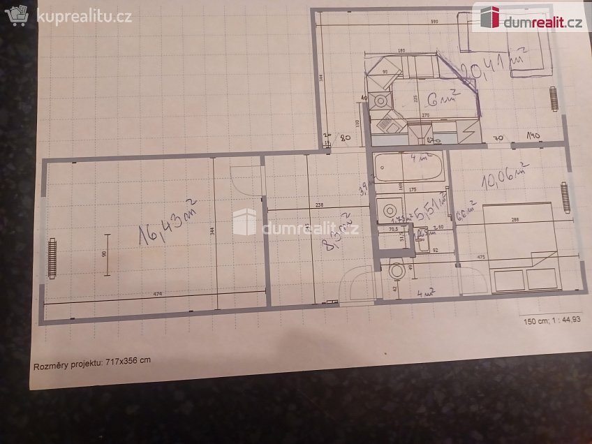 Prodej bytu 3+kk 60 m^2 Lipová, Jílové 