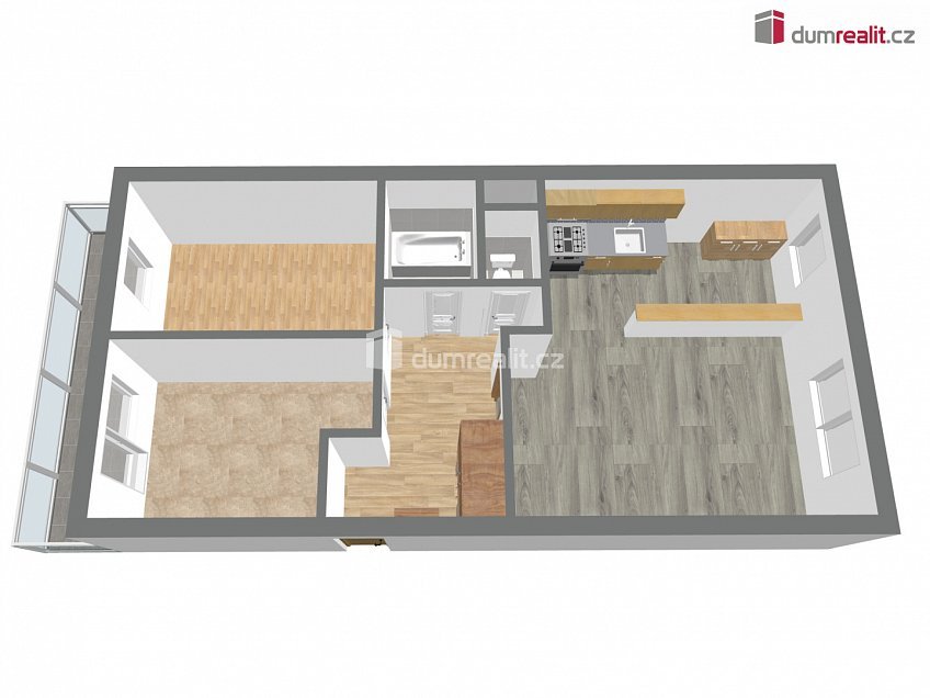 Prodej bytu 3+1 67 m^2 Okružní, Roudnice nad Labem 