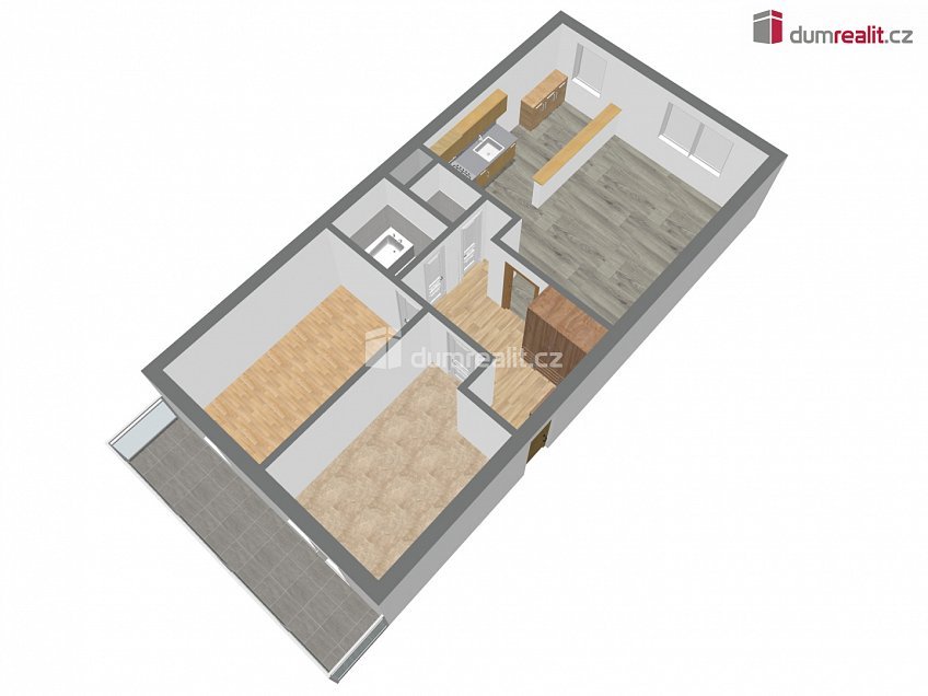 Prodej bytu 3+1 67 m^2 Okružní, Roudnice nad Labem 