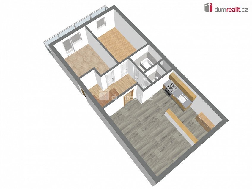 Prodej bytu 3+1 67 m^2 Okružní, Roudnice nad Labem 