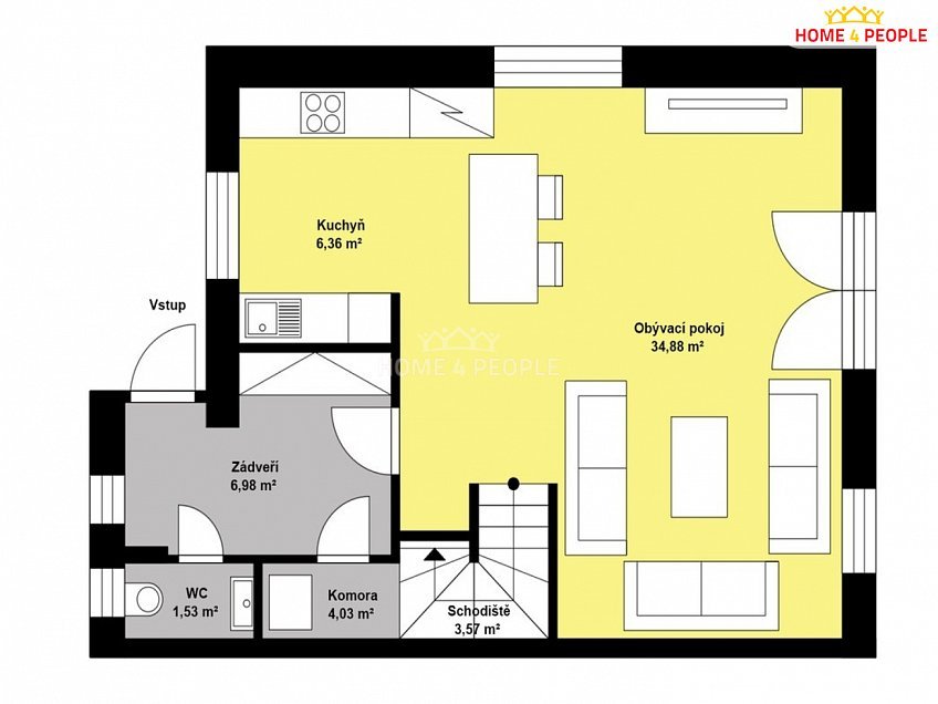 Prodej  rodinného domu 110 m^2 Šeříková, Jesenice 