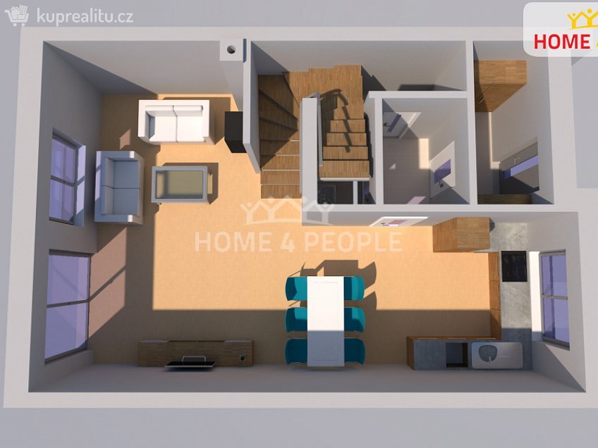 Prodej  rodinného domu 101 m^2 Pohořelice, Pohořelice 