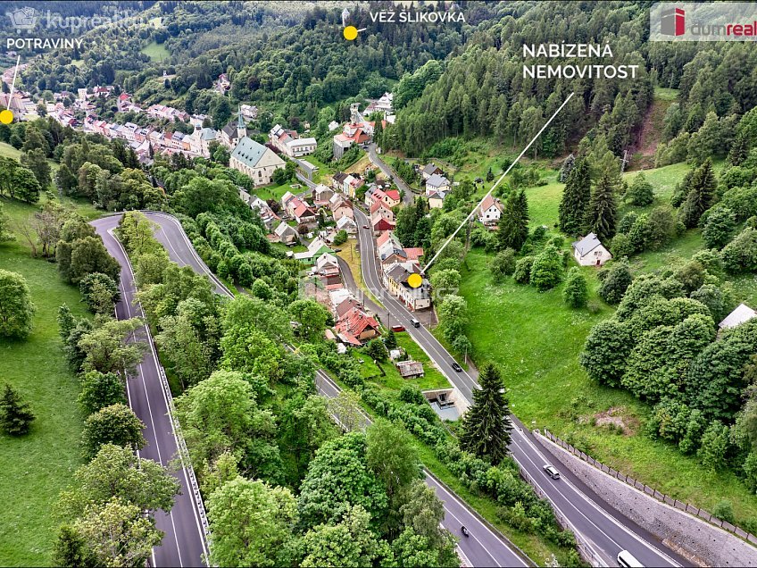 Prodej  rodinného domu 380 m^2 tř. Čs. armády, Jáchymov 