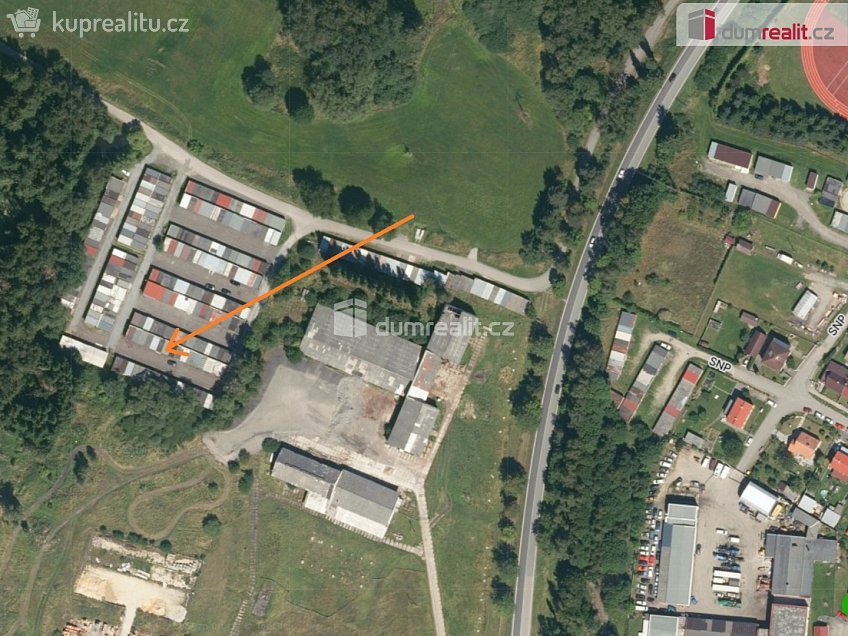 Prodej  garáže 18 m^2 Kaplice, Kaplice 