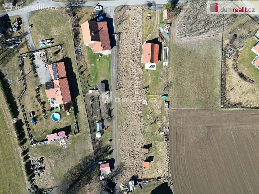 Prodej  stavebního pozemku 1371 m^2 Věžovatá Pláně, Věžovatá Pláně 