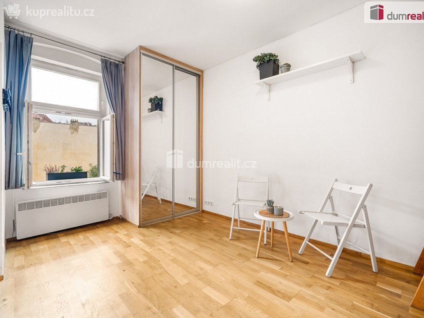 Prodej bytu 1+kk 19 m^2 Milíčova, Praha 3 