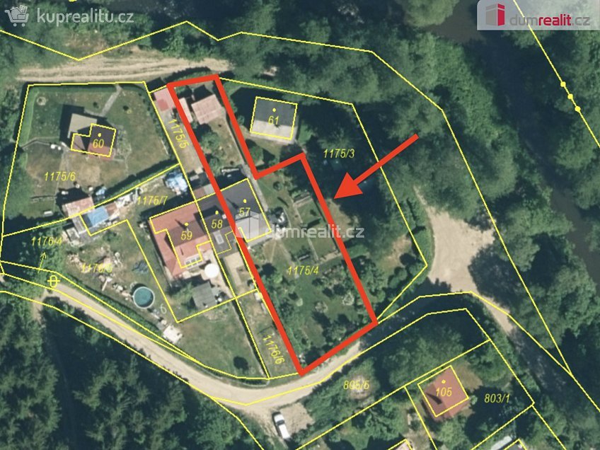 Prodej  chaty 55 m^2 Pláně, Pláně 