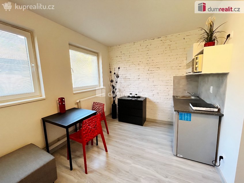 Pronájem bytu 1+kk 18 m^2 K zahradě, Kačice 