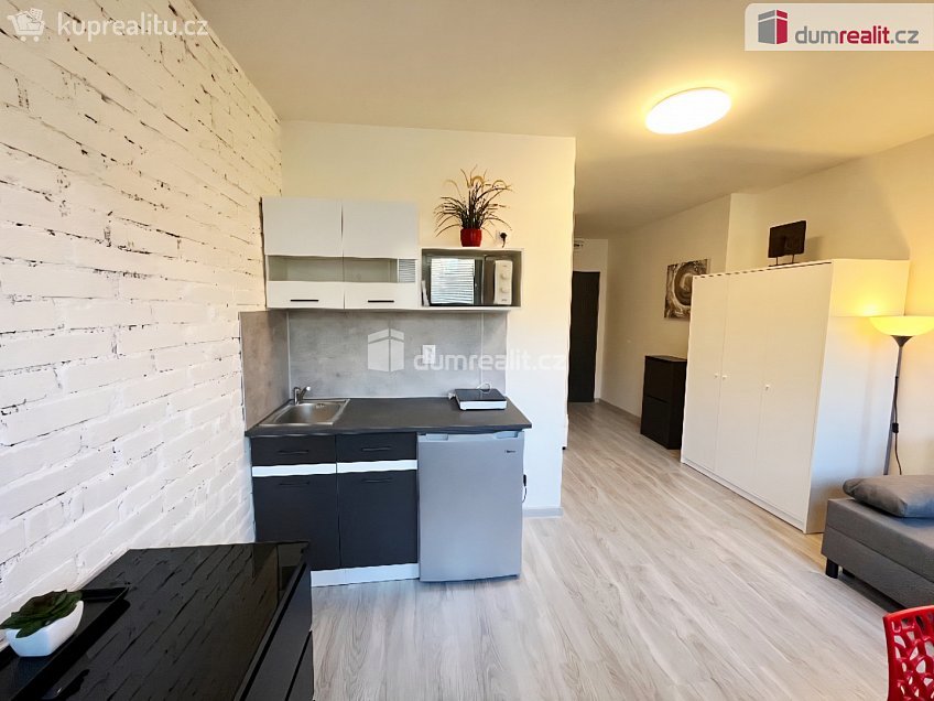 Pronájem bytu 1+kk 18 m^2 K zahradě, Kačice 