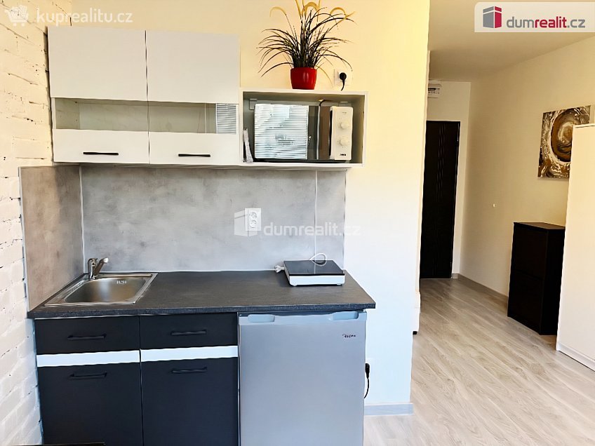 Pronájem bytu 1+kk 18 m^2 K zahradě, Kačice 