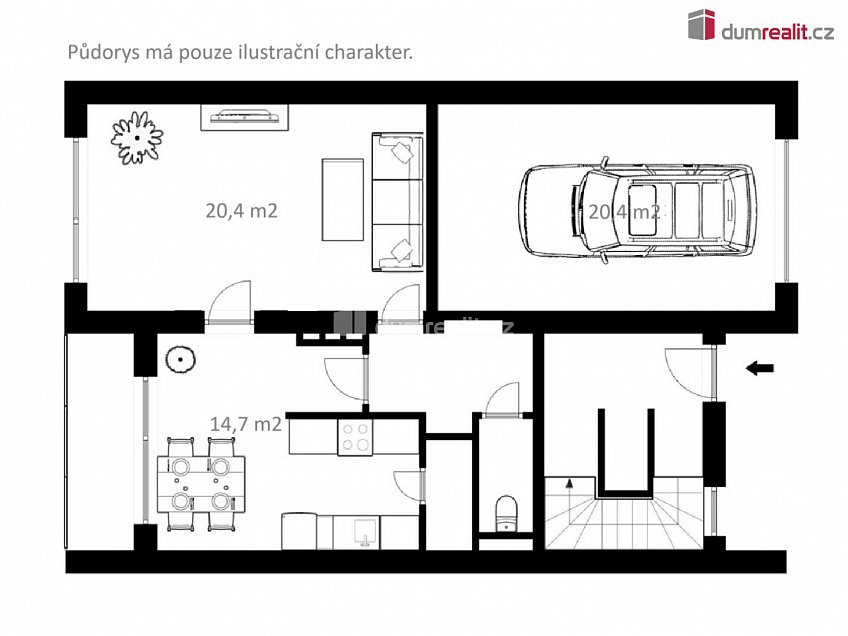 Prodej  rodinného domu 230 m^2 Malšské údolí, Kaplice 