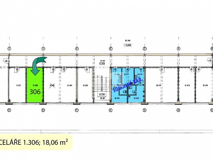 Pronájem  kanceláře 18 m^2 Podolí, Ledeč nad Sázavou 