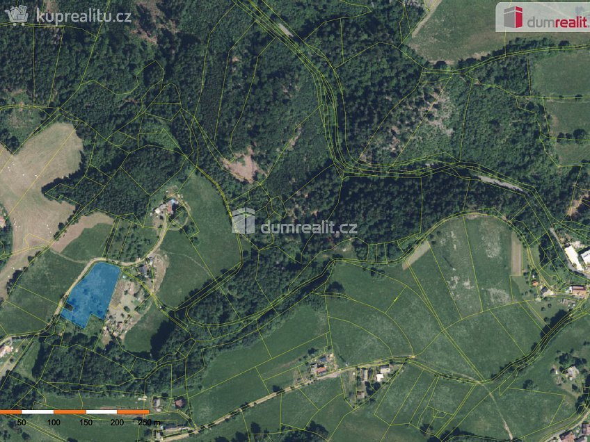 Prodej  stavebního pozemku 5444 m^2 Semily, Semily 