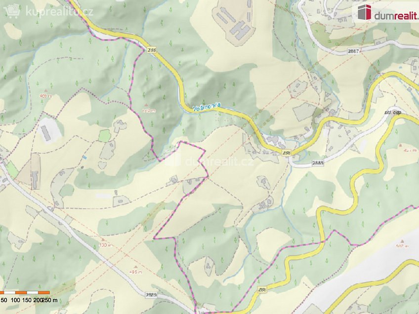 Prodej  stavebního pozemku 5444 m^2 Semily, Semily 