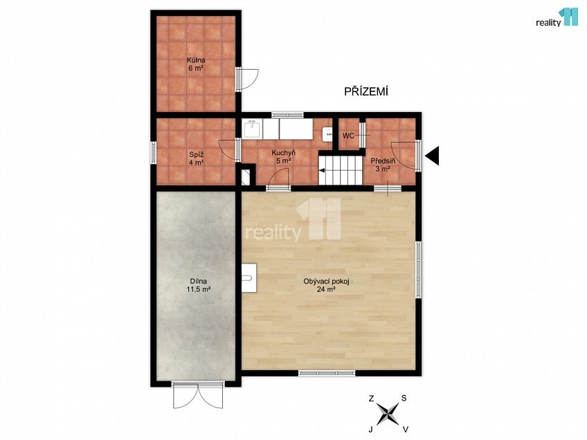 Prodej  chalupy 1463 m^2 Lesní, Horní Blatná 