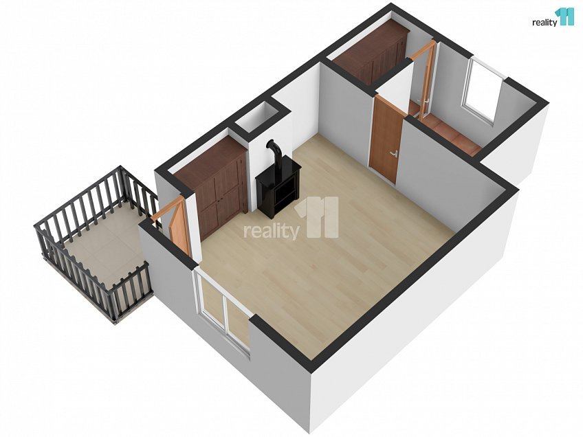 Prodej  chalupy 1463 m^2 Lesní, Horní Blatná 