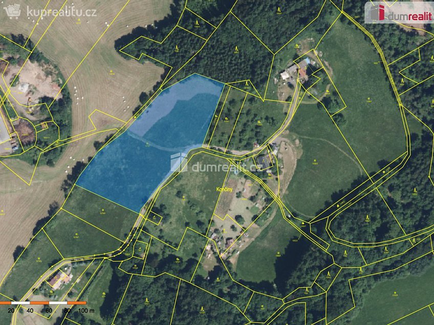 Prodej  louky 11449 m^2 Semily, Semily 