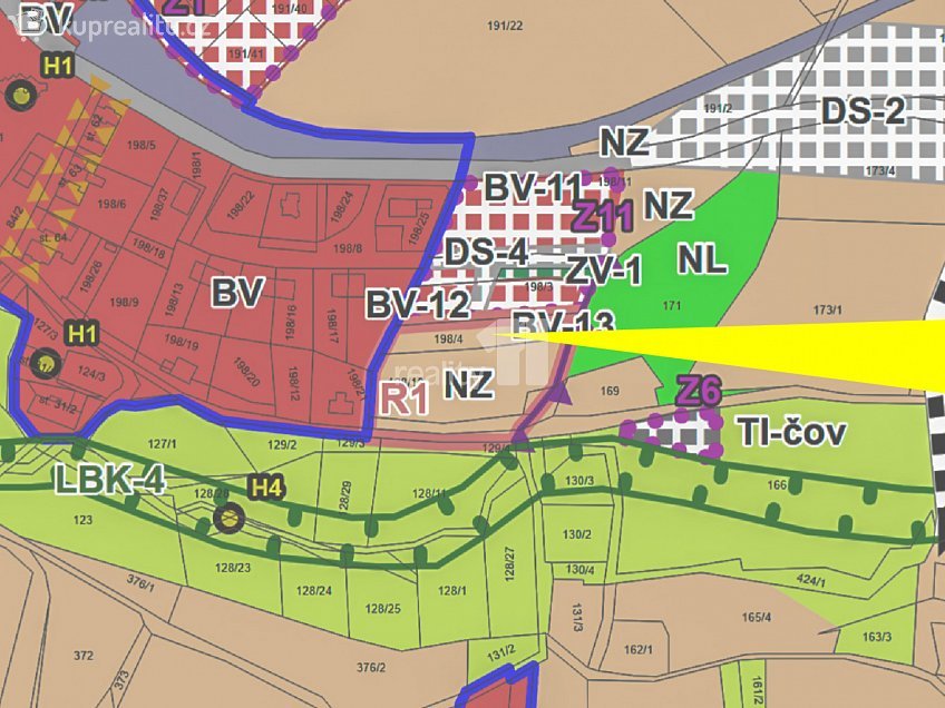 Prodej  pole 1389 m^2 Včelnička, Včelnička 