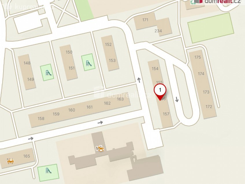 Prodej bytu 3+1 69 m^2 Vintířov, Vintířov 