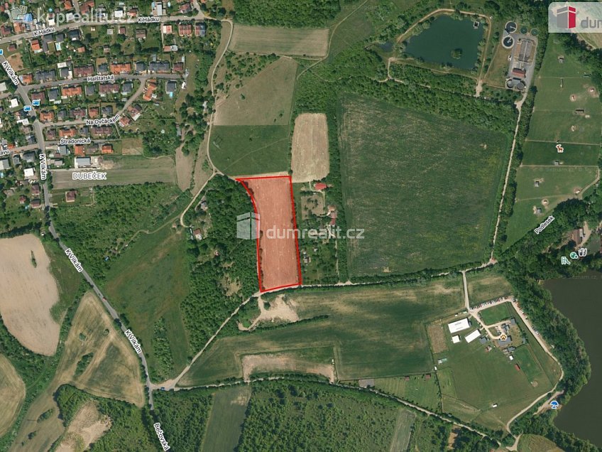 Prodej  zahrady 264 m^2 Praha-Dubeč, Praha-Dubeč 