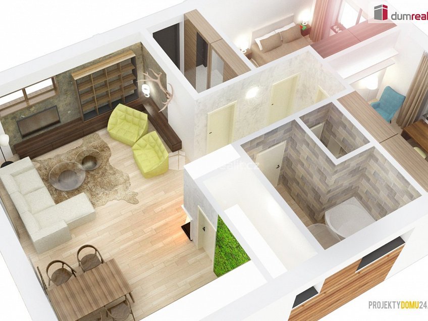 Prodej  projektu  rodinného domu 100 m^2 Rudice, Rudice 