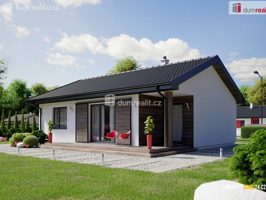 Prodej  projektu  rodinného domu 100 m^2 Troubky-Zdislavice, Troubky-Zdislavice 