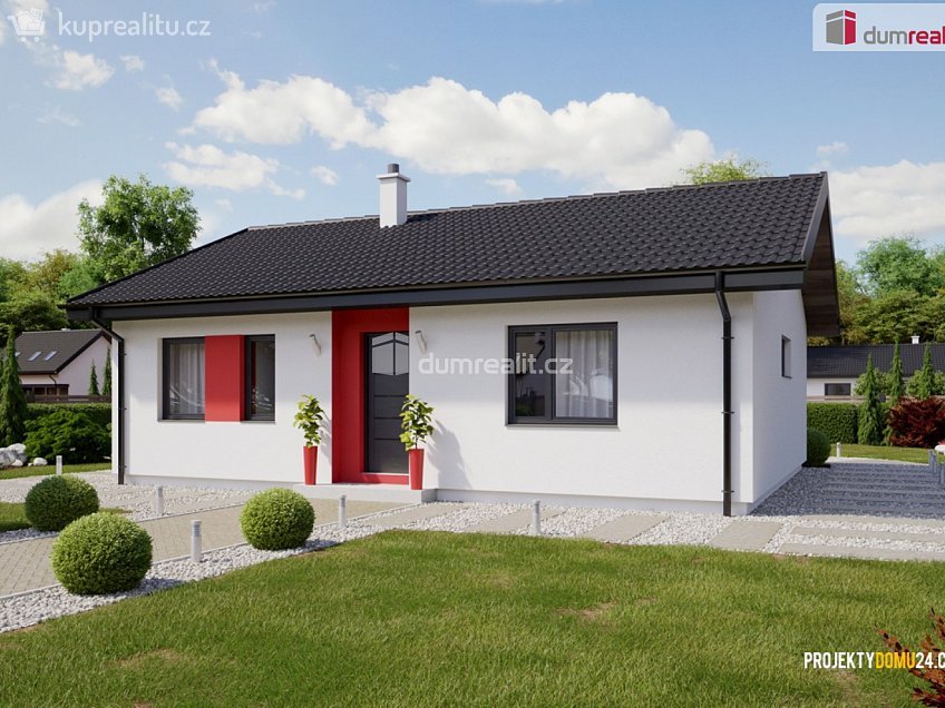 Prodej  projektu  rodinného domu 100 m^2 Troubky-Zdislavice, Troubky-Zdislavice 