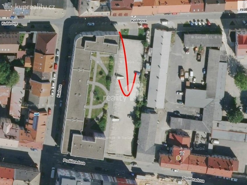 Pronájem  garáže 12 m^2 Poděbradova, Plzeň 