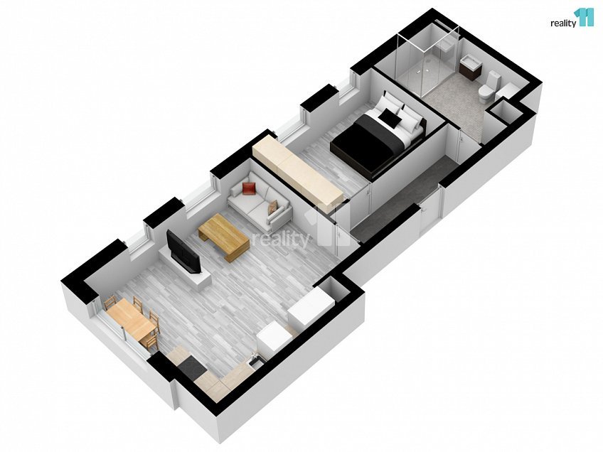 Pronájem bytu 2+kk 56 m^2 V Holešovičkách, Praha 8 