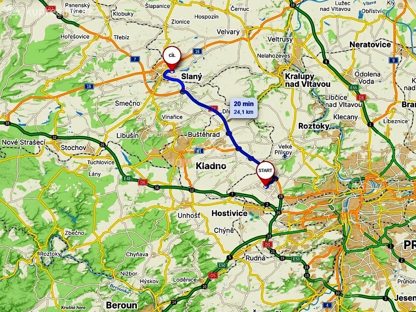 Pronájem bytu 2+kk 78 m^2 Lázeňská, Slaný 