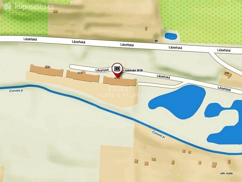 Pronájem bytu 2+kk 78 m^2 Lázeňská, Slaný 