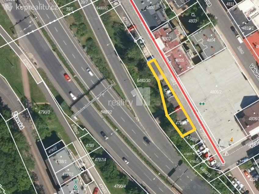 Prodej  pozemku 277 m^2 Anenská, Liberec 