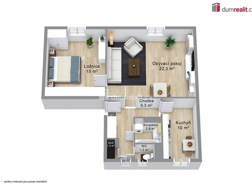 Prodej bytu 2+1 63 m^2 Horská, Ostrov 