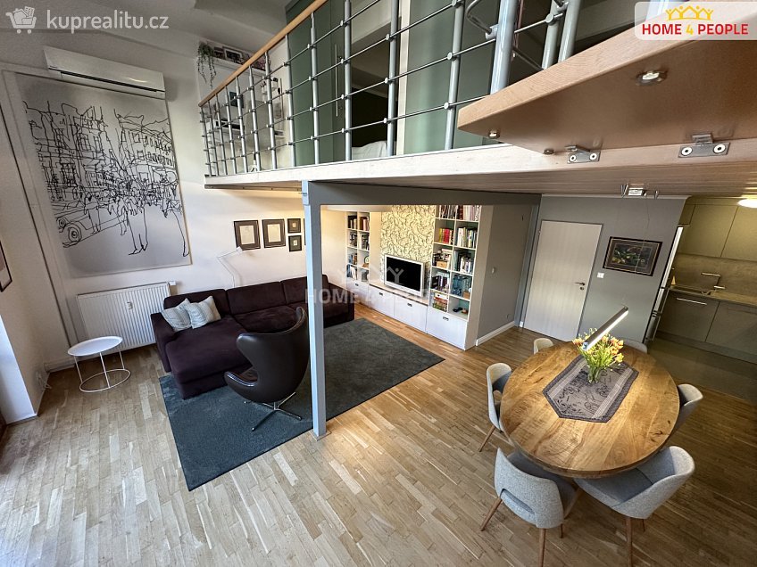 Pronájem bytu 3+kk 55 m^2 Novákových, Praha 8 