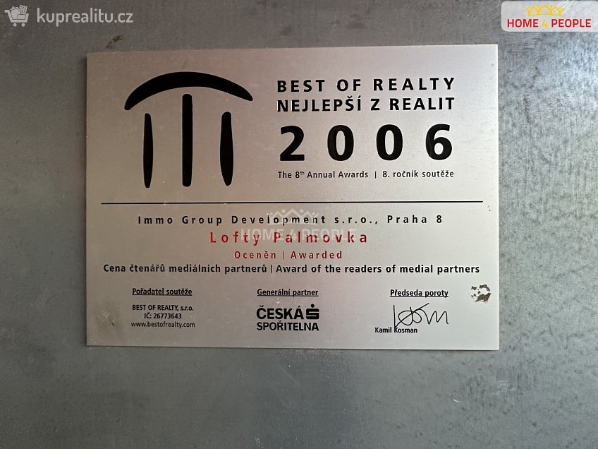 Pronájem bytu 3+kk 55 m^2 Novákových, Praha 8 