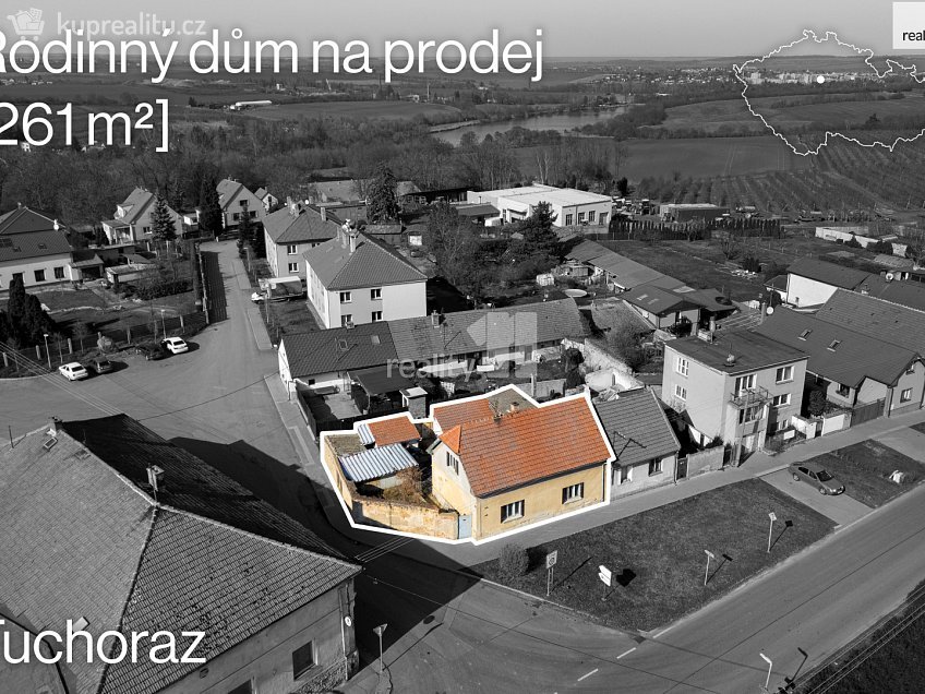 Prodej  rodinného domu 107 m^2 Tuchoraz, Tuchoraz 