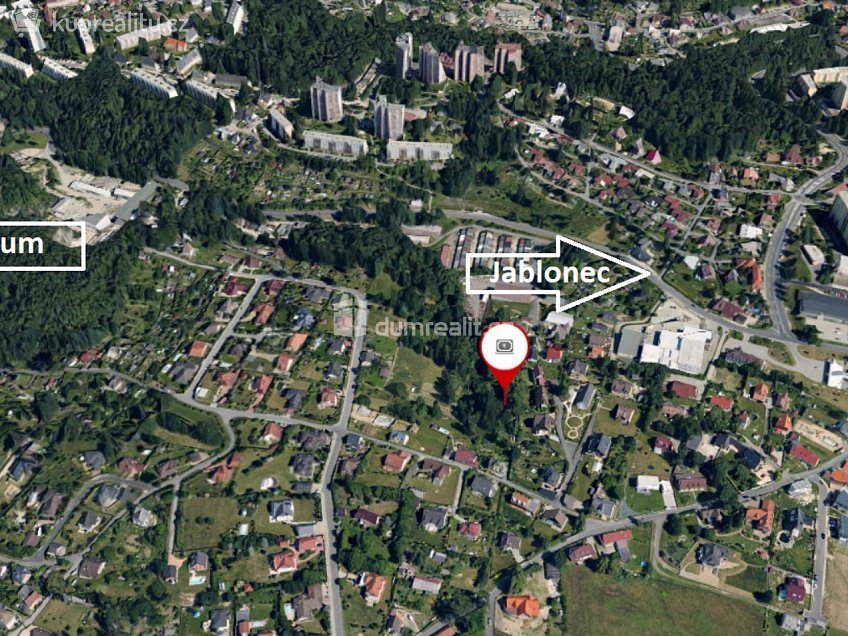 Prodej  stavebního pozemku 5544 m^2 Pod Skalkou, Liberec 