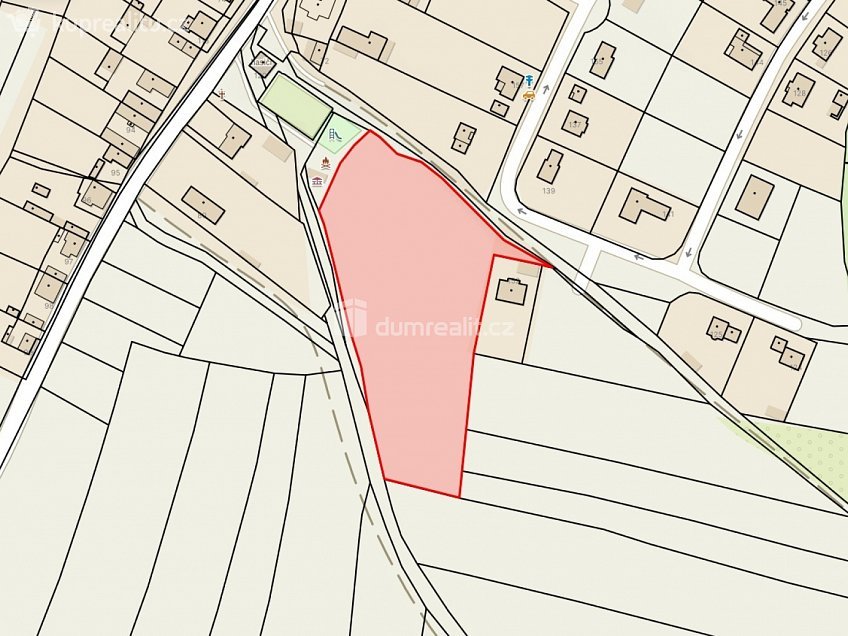 Prodej  stavebního pozemku 10842 m^2 Černouček, Černouček 